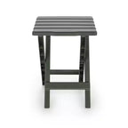 Camco Table d'appoint pliante portable Adirondack, petite, pour camping, résistante aux intempéries, antirouille, en plastique durable, pour utilisation intérieure et extérieure, coloris sauge