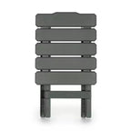 Camco Table d'appoint pliante portable Adirondack, petite, pour camping, résistante aux intempéries, antirouille, en plastique durable, pour utilisation intérieure et extérieure, coloris sauge