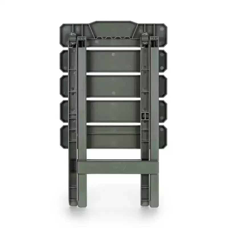 Camco Table d'appoint pliante portable Adirondack, petite, pour camping, résistante aux intempéries, antirouille, en plastique durable, pour utilisation intérieure et extérieure, coloris sauge