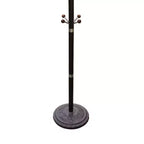 Porte-manteau GDFStudio Lorena moderne 73, en chrome et bois