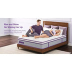 Sersper matelas hybride à ressorts et mousse à mémoire de forme 12 pouces - Compatible avec les lits plateformes, les sommiers tapissiers ou les lits à lattes