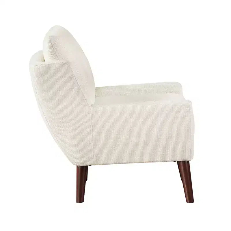 Chaise d'appoint contemporaine rembourrée en chenille Harper de GDFStudio