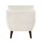 Chaise d'appoint contemporaine rembourrée en chenille Harper de GDFStudio