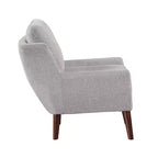 Chaise d'appoint contemporaine rembourrée en chenille Harper de GDFStudio