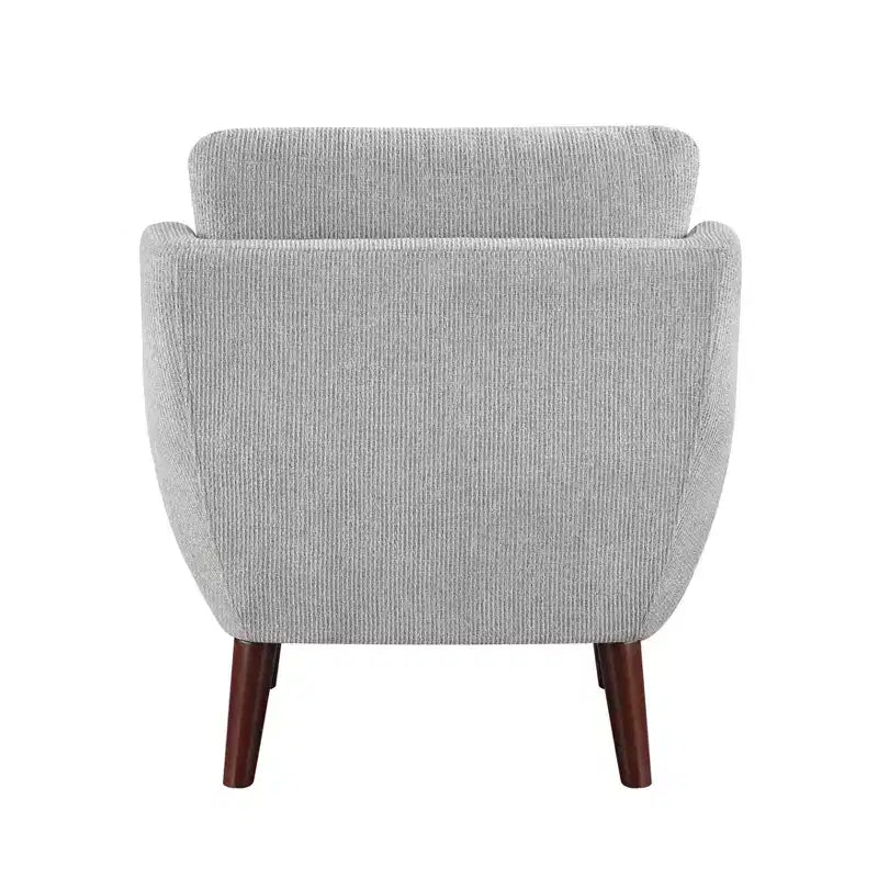 Chaise d'appoint contemporaine rembourrée en chenille Harper de GDFStudio