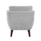 Chaise d'appoint contemporaine rembourrée en chenille Harper de GDFStudio