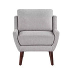 Chaise d'appoint contemporaine rembourrée en chenille Harper de GDFStudio