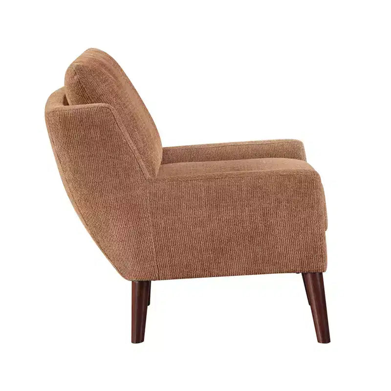 Chaise d'appoint contemporaine rembourrée en chenille Harper de GDFStudio