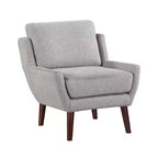 Chaise d'appoint contemporaine rembourrée en chenille Harper de GDFStudio