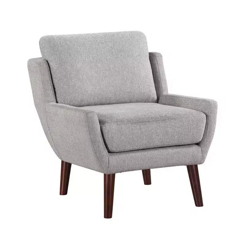 Chaise d'appoint contemporaine rembourrée en chenille Harper de GDFStudio