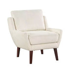 Chaise d'appoint contemporaine rembourrée en chenille Harper de GDFStudio