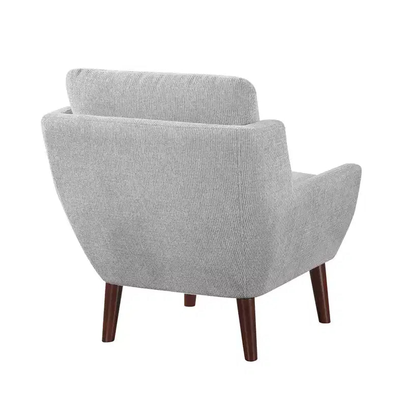 Chaise d'appoint contemporaine rembourrée en chenille Harper de GDFStudio