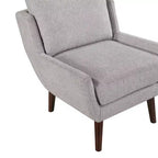 Chaise d'appoint contemporaine rembourrée en chenille Harper de GDFStudio