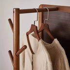 GDFStudio Emeka – Miroir moderne pleine longueur de 69 po avec pied pivotant, porte-manteau et miroir