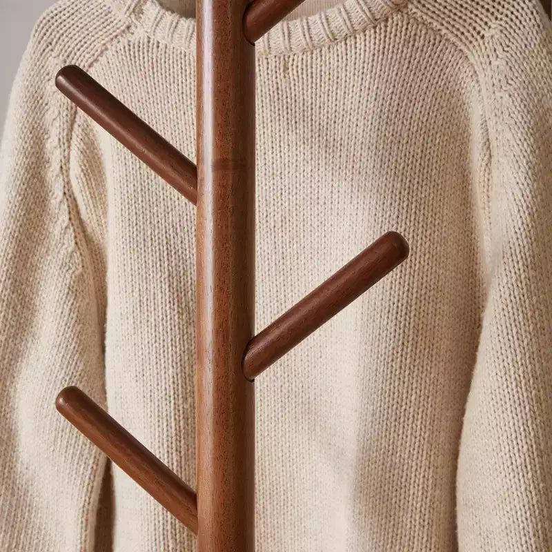 GDFStudio Emeka – Miroir moderne pleine longueur de 69 po avec pied pivotant, porte-manteau et miroir