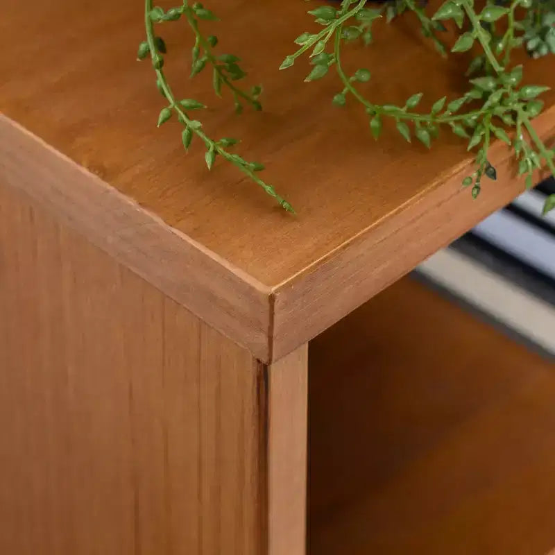 Meuble TV Mid-Century Modern à 3 tiroirs pour téléviseurs jusqu'à 65 po