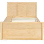 Cadre de lit plateforme en bois double/complet avec lit gigogne et armoire de rangement pour chambre, salon - ModernLuxe