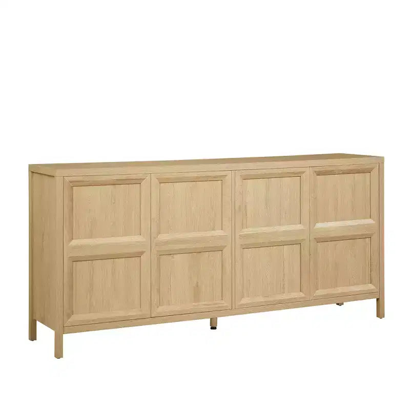 Buffet moderne Zeus & Ruta 67 avec portes Tip-On, charnières à fermeture amortie et fixation murale anti-basculement