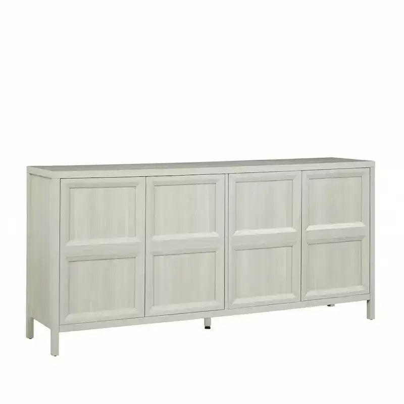 Buffet moderne Zeus & Ruta 67 avec portes Tip-On, charnières à fermeture amortie et fixation murale anti-basculement