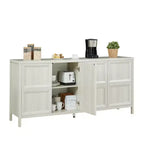 Buffet moderne Zeus & Ruta 67 avec portes Tip-On, charnières à fermeture amortie et fixation murale anti-basculement