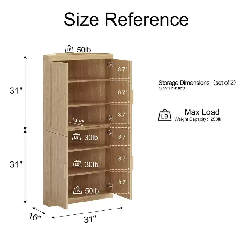 Meuble d'angle Dovelina avec étagères réglables, buffet, meuble à vin, meuble de cuisine et de salle à manger avec portes en bois - 31H x 31L, 36H x 31L