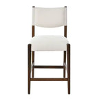 Tabourets de bar rembourrés Soli modernes en bois d'hévéa Christopher Knight Home (lot de 2)