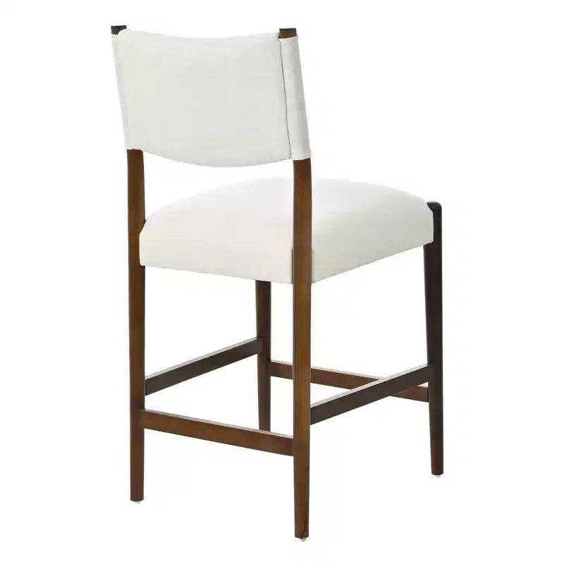 Tabourets de bar rembourrés Soli modernes en bois d'hévéa Christopher Knight Home (lot de 2)