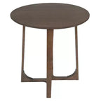 Christopher Knight Home Kenta Table de bar ronde moderne en bois d'hévéa de 89 cm de hauteur avec piètement géométrique à plusieurs pieds