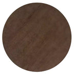 Christopher Knight Home Kenta Table de bar ronde moderne en bois d'hévéa de 89 cm de hauteur avec piètement géométrique à plusieurs pieds