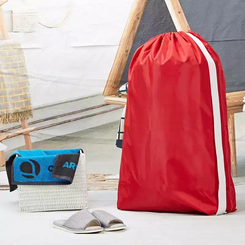 Sac à linge Narwey XL en nylon avec sangle, grand organiseur de vêtements sales