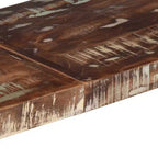 vidaXL Étagère finition couleur mélangée Bois de récupération massif et fer Grand modèle