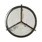 Table d'appoint Kate and Laurel Aguilar en verre et métal, vert et bronze, 13x13x24
