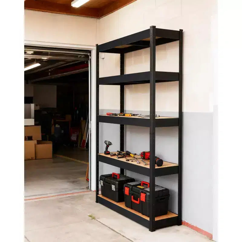 Étagères métalliques de garage réglables à 5 niveaux