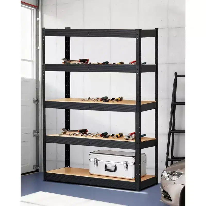 Étagères métalliques de garage réglables à 5 niveaux