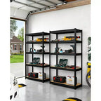 Étagères métalliques de garage réglables à 5 niveaux