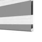 vidaXL Lot de 2 tabourets de bar pivotants réglables en polyester taupe