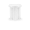Meridian Furniture Rhodes White End Table