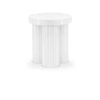 Meridian Furniture Rhodes White End Table