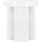 Table d'appoint Meridian Furniture Rhodes blanche