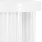 Table d'appoint Meridian Furniture Rhodes blanche