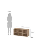 Tvilum, Banc de rangement Hyper 6, Jackson Hickory
