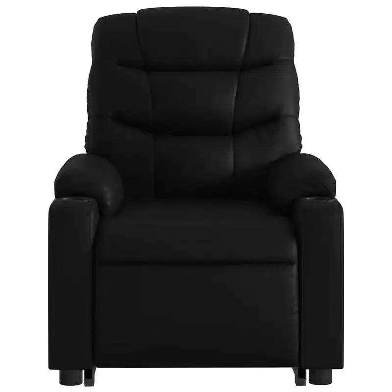 vidaXL Fauteuil inclinable de massage à levier noir