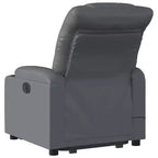 vidaXL Fauteuil inclinable de massage à levier noir