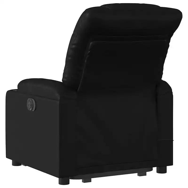 vidaXL Fauteuil inclinable de massage à levier noir