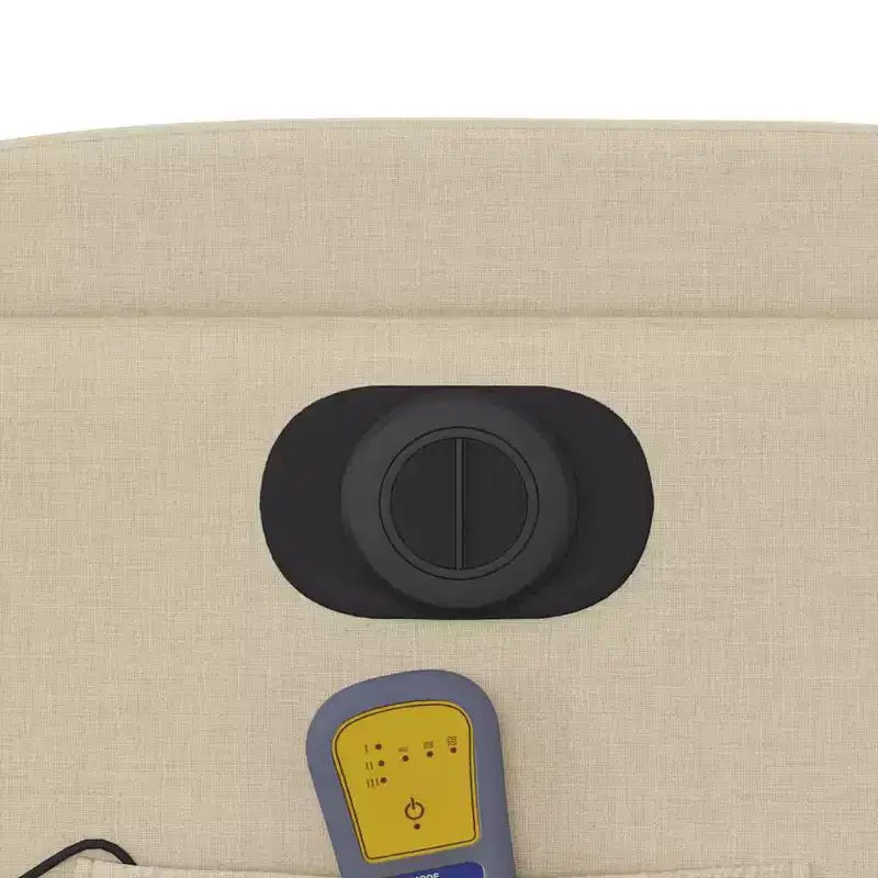 vidaXL Fauteuil inclinable de massage avec fonction releveur Gris clair