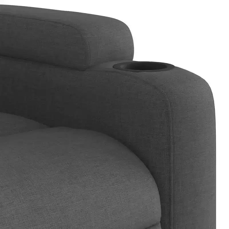 vidaXL Fauteuil inclinable de massage avec fonction releveur Gris clair