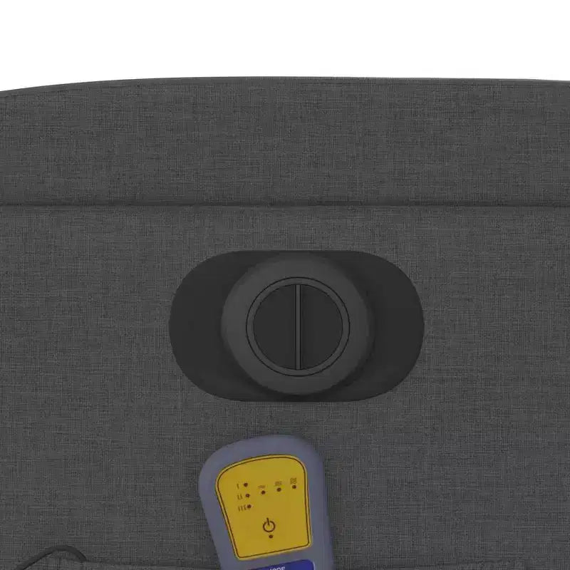 vidaXL Fauteuil inclinable de massage avec fonction releveur Gris clair