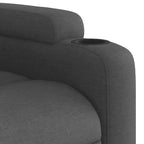 vidaXL Fauteuil inclinable de massage avec fonction releveur Gris clair