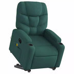 vidaXL Fauteuil inclinable de massage avec fonction releveur Gris clair