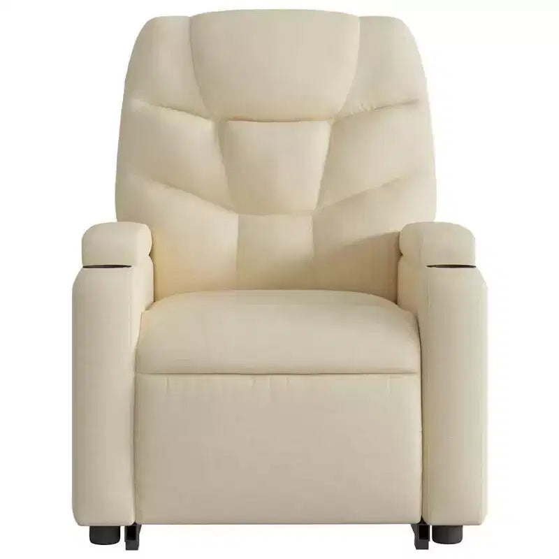 vidaXL Fauteuil inclinable de massage avec fonction releveur Gris clair